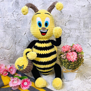 Вязаная крючком пчела: как связать