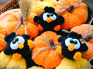 PDF Вороненок схема вязаной игрушки крючком