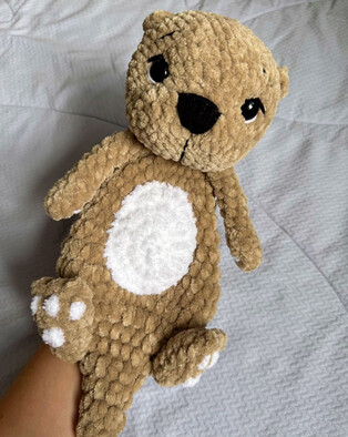 PDF Выдра схема вязаной игрушки крючком